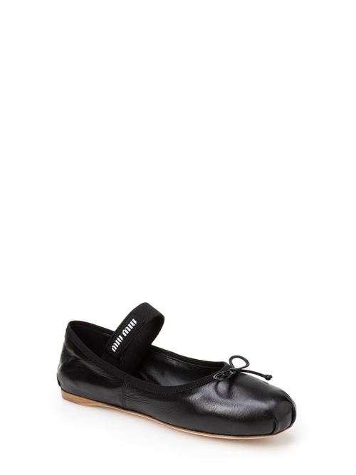 Ballerine in pelle MIU MIU | 5F794DXUUFDX05F0002